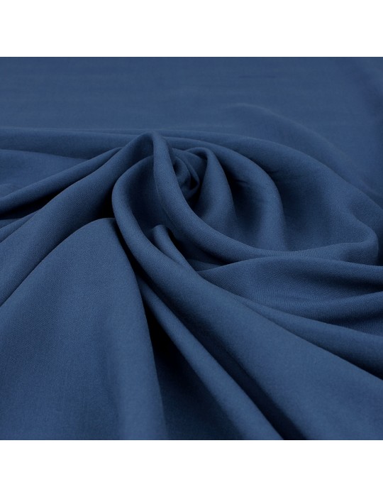 Tissu voile de viscose bleu