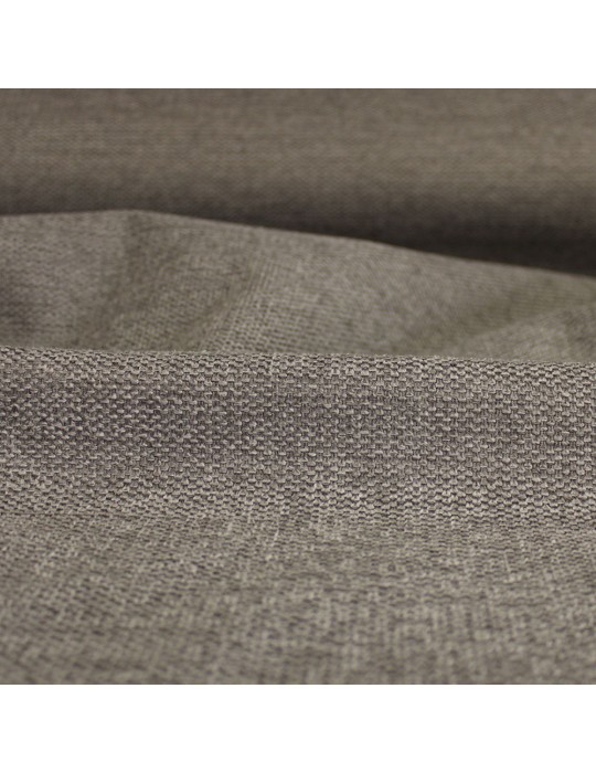 Tissu ameublement thermique polyester gris