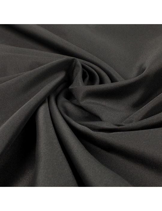 Tissu satin d'ameublement grande largeur noir