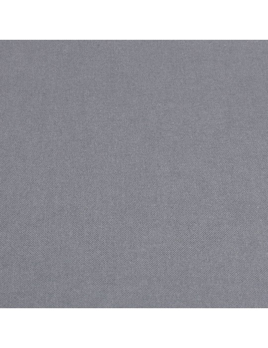 Coupon coton uni 300 x 150 cm gris