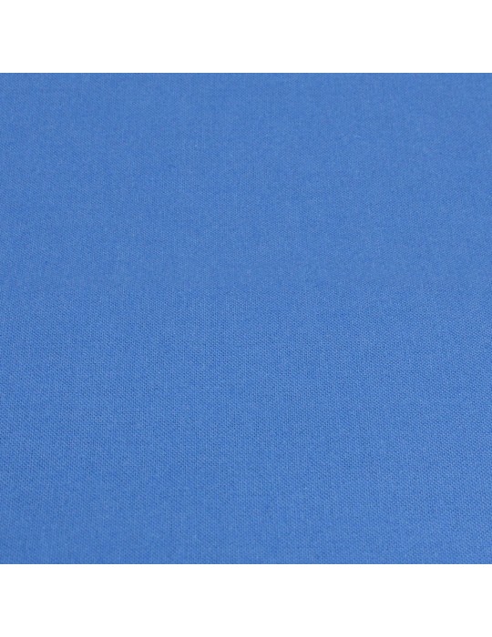 Coupon coton uni 300 x 150 cm bleu