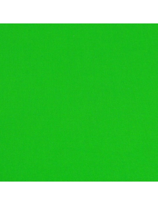 Coupon coton uni 300 x 150 cm vert