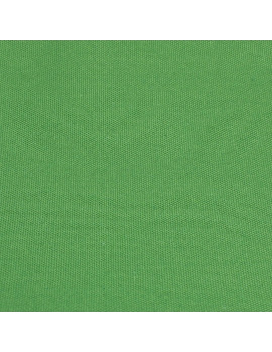 Coupon coton uni 150 x 50 cm vert