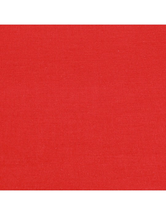 Coupon coton uni 50 x 150 cm rouge