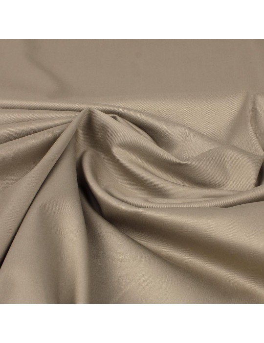 Tissu satin uni sable