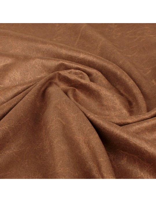 Tissu aspect suédine camel