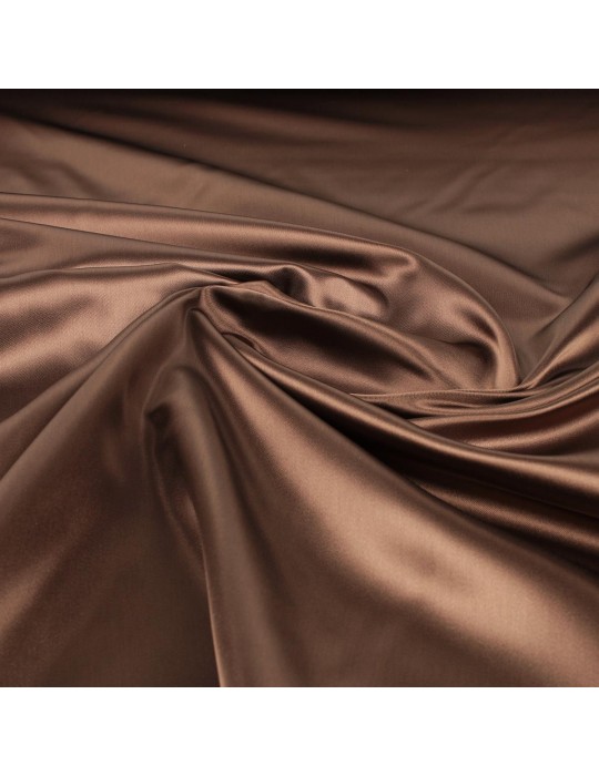 Tissu doublure satin brun