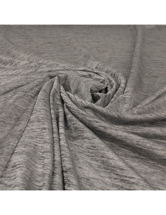 Tissu jersey foil gris chiné