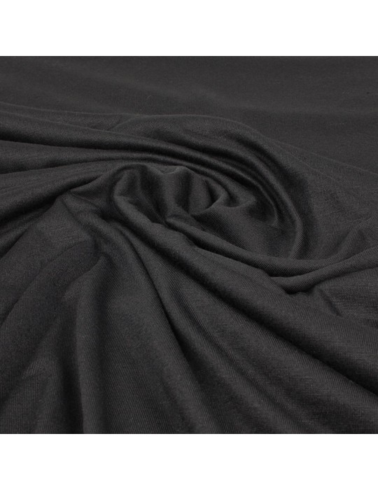 Coupon jersey uni noir 300 x 150 cm