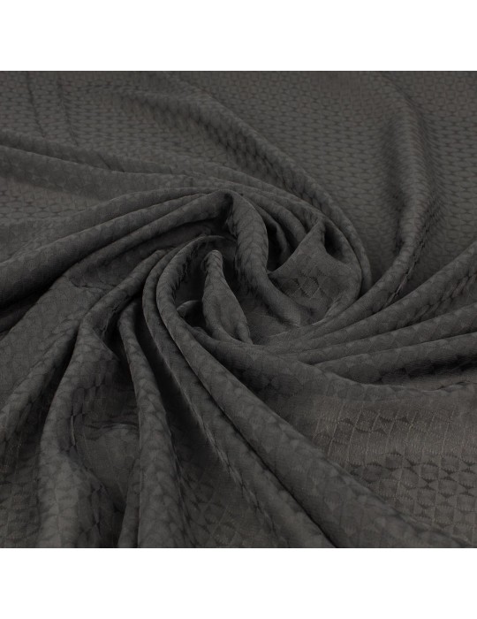 Tissu polyester uni noir