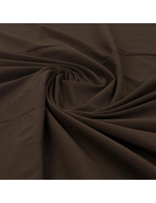 Coupon polyester/élasthanne marron  300 x 150 cm