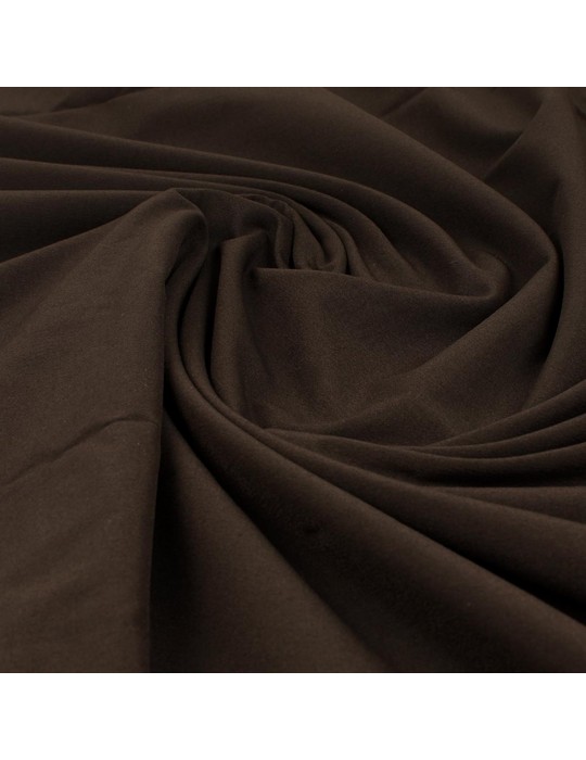 Coupon polyester/élasthanne marron  300 x 150 cm