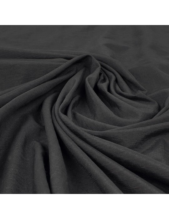 Tissu polyester/polyamide uni noir