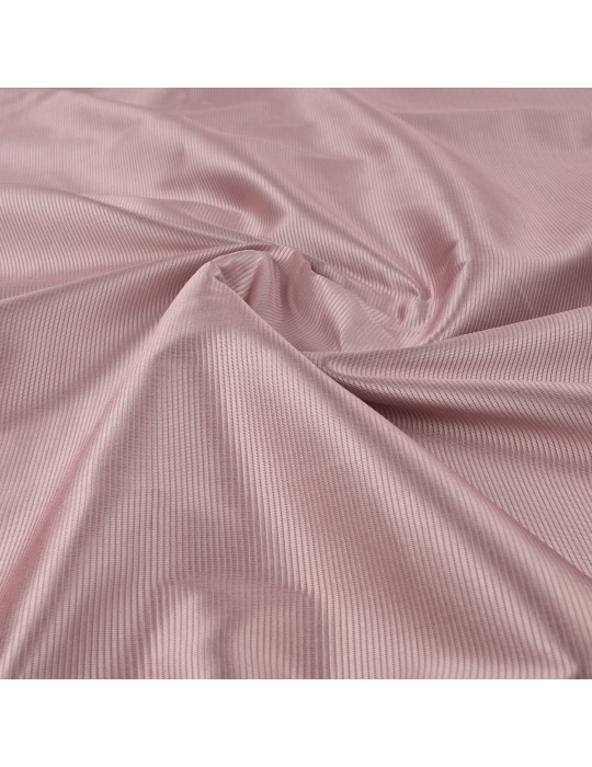 Coupon ameublement satin 1000 raies rose 300 x 145 cm