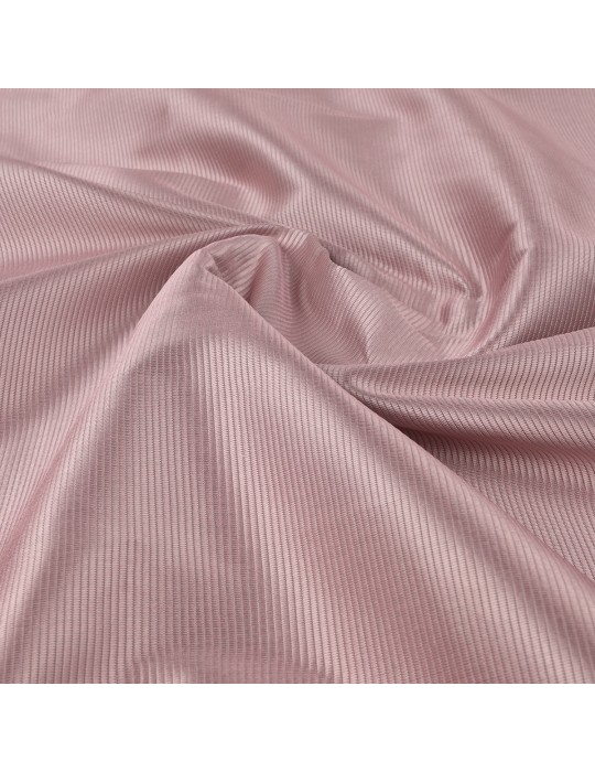 Coupon ameublement satin 1000 raies rose 300 x 145 cm