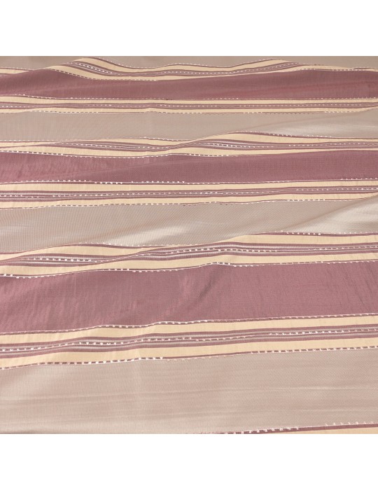 Coupon taffetas rose/beige 300 x 150 cm