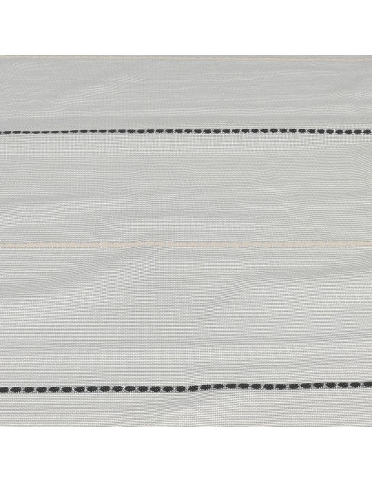 Voilage étamine 320 cm gris