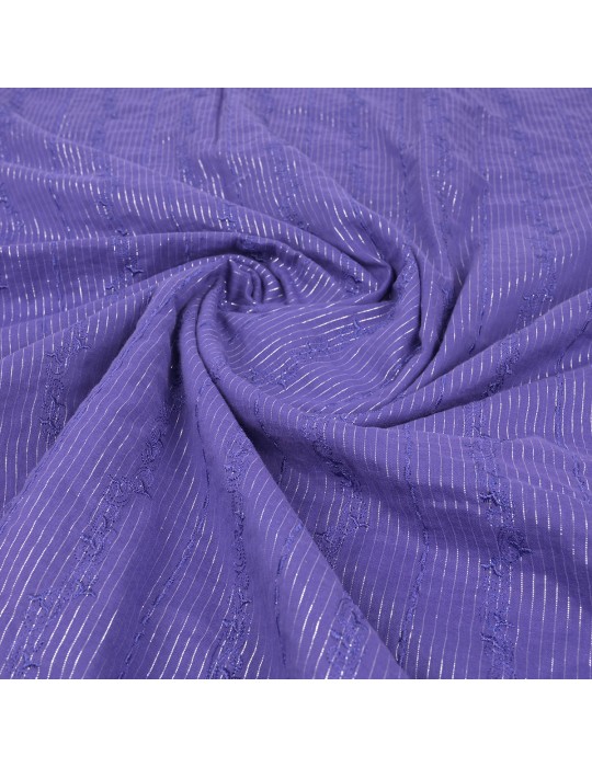 Coupon habillement rayure violet 300 x 140 cm