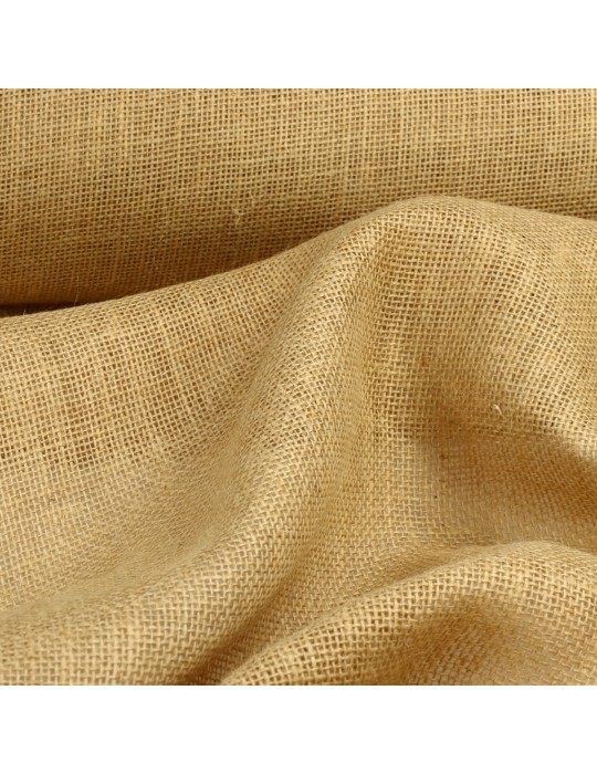 Toile de jute naturelle jaune