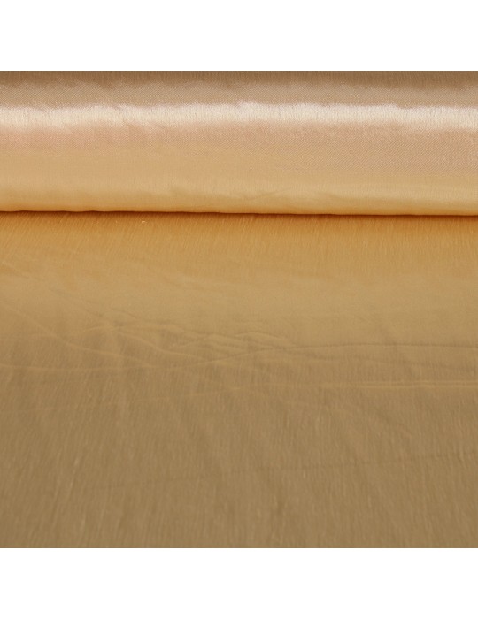 Tissu crêpe satin beige