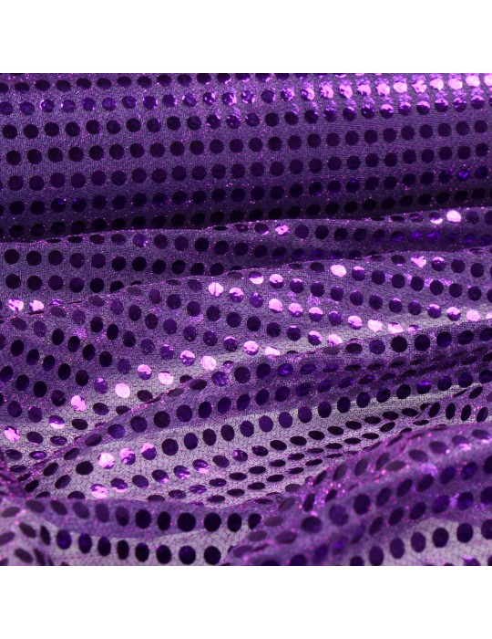 Tissu à paillettes violet