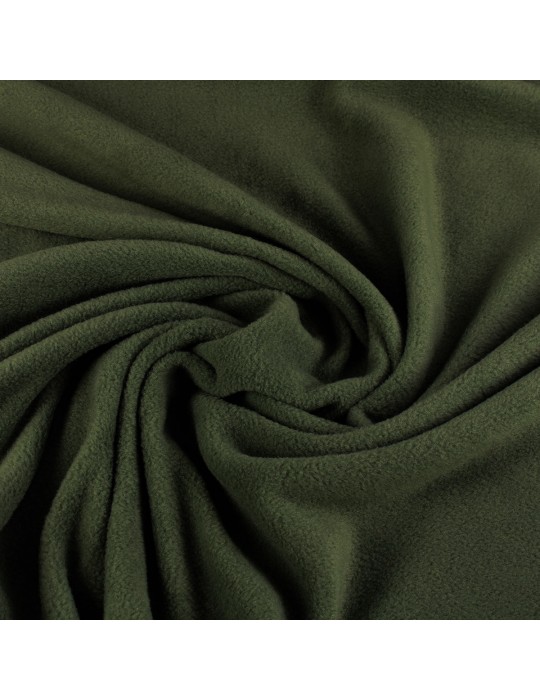 Tissu polaire uni vert