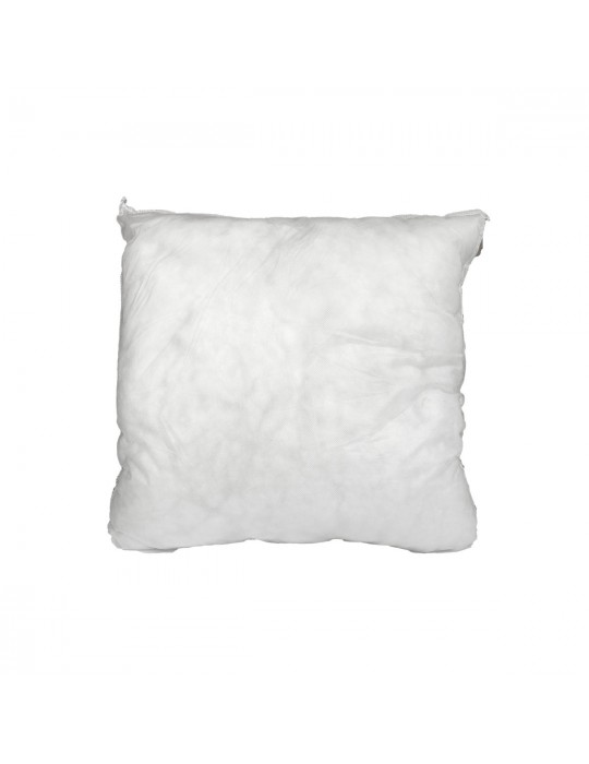 Coussin intissé polyester 55 x 55 cm blanc