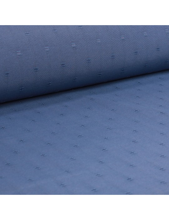 Tissu jacquard antitaches bleu