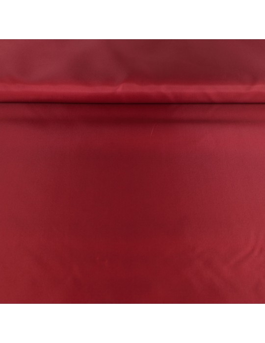 Tissu doublure uni polyester  rouge