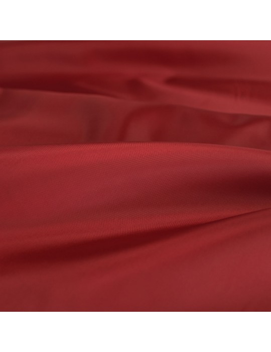 Tissu doublure uni polyester  rouge