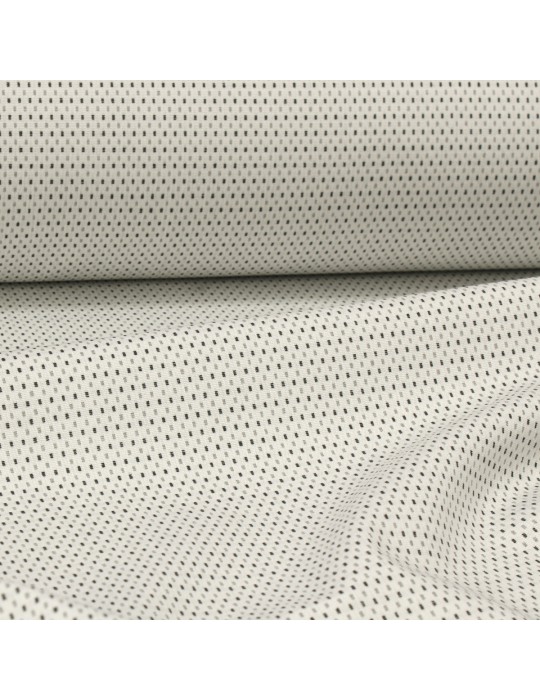 Tissu jacquard  blanc