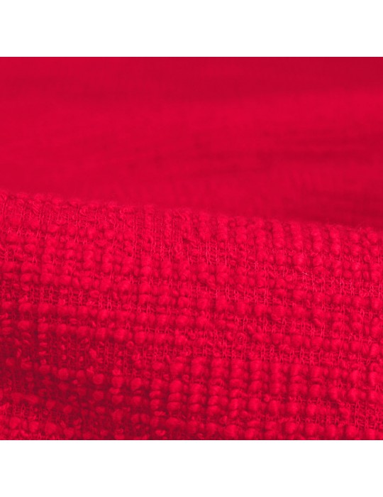 Tissu jersey uni rouge