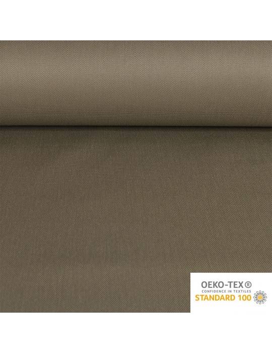 Toile à store unie déperlante oeko-tex taupe