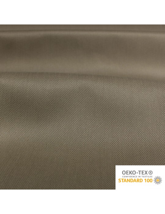 Toile à store unie déperlante oeko-tex taupe