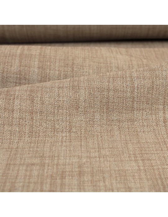 Tissu obscurcissant uni polyester 150 cm beige