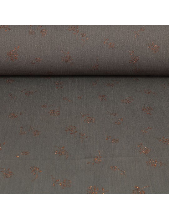 Tissu d'habillement viscose gris