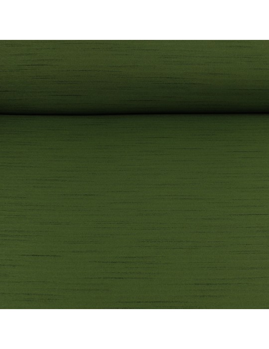 Tissu ameublement occultant 100 % polyester vert