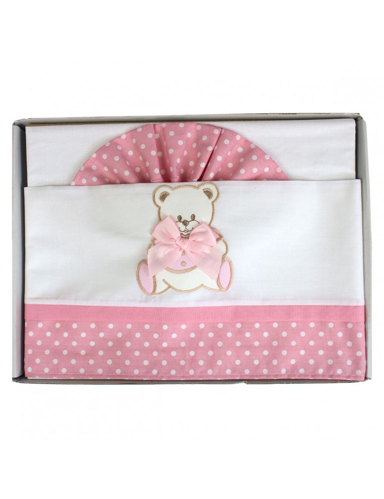 Parure lit bébé 5 pièces matelassé avec ciel de lit - rose sale Mode Bébé  POPI1032 : Magasin de puériculture et jouets de naissance : poussette et  landau , cadeau de naissance