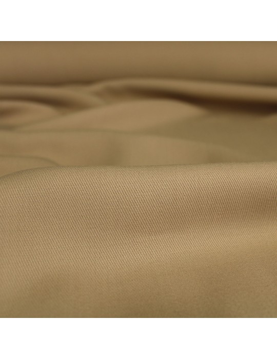 Tissu lainage polyester/laine beige