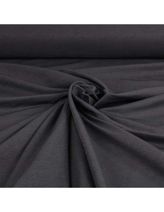 Tissu bengaline uni stretch gris